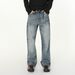 Men's Clothing Vintage American Wash Straight-Leg Jeans – Distressed Cat Whisker Fading, Relaxed Fit & High Cotton Content, Oversized Silhouette_mkmklike.com