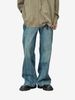 Washed Men's Jeans Trendy Loose Straight Leg Zipper Spring Style Youthful Harajuku_mkmklike.com