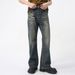 Deconstructed High-Street Jeans – Distressed Washed Flare Denim With Raw Hem (Summer Edition, S-XXL, Cotton Blend)_mkmklike.com