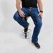 Men's Relaxed Fit Stretch Denim Jeans For Big And Tall | Comfortable Straight Leg Loose Fit Trousers_mkmklike.com