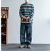 Men's Clothing Street Washed Workwear Jeans For Men Spring And Autumn Trendy Brand Loose Versatile Casual Trousers Straight Pants For Men_mkmklike.com