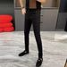 Men's Clothing Trendy Men's Ripped Cropped Jeans Slim Fit Casual Style Perfect For Fall For Formal & Casual_mkmklike.com