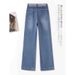 High End Wide Leg Pants for Women Slimming Straight Elastic Waist Fashionable Versatile Petite Autumn Style 2025_mkmklike.com