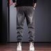 Men's American Retro Harem Jeans 2026 Autumn Winter Casual Trendy Cargo Style With Jogger Knees_mkmklike.com