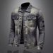 Loom Rro Label Denim Men Korean Version Slim Fit Trendy Brand European And American Stre Nightclub Riding Motorcycle_mkmklike.com