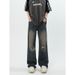 Nordmann American High Street Ripped Jeans Men Straight Loose Fit Long Spring Autumn Versatile Cool Trendy Brand Casual Pants_mkmklike.com