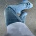 Men's Distressed Washed Denim Jeans - Relaxed Straight Leg With Cat Whisker Details, High Street Vibe, Comfortable Fit For Casual Wear_mkmklike.com