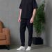 Men's Stretch Denim Jeans Slim Fit Straight Leg Trousers Cross Border Summer Thin Long Pants_mkmklike.com