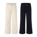 Cleanfit Men's Slightly Flared Embroidered Jeans - Apricot White & Black Denim Trousers For Casual & Trendy Outfits_mkmklike.com
