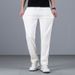Jeans Men's Straight Elastic Versatile Cotton High Waist Business Pants New_mkmklike.com