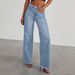 Women's High Waist Straight Leg Jeans - Stretch Denim Pants With Comfort Fit, Classic Blue/Black/Gray Washed, Casual & Streetwear Style (S-XXL)_mkmklike.com