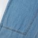 Wide-Leg Logging Jeans With Scimitar Design, High Street Trendy Brand Men's Loose Fit Washed Vintage Workwear Casual_mkmklike.com