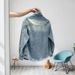 American New Autumn Wasteland Style Men's Trendy Flowing Wash Collar Denim Jacket Casual Hundred_mkmklike.com