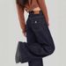 Denim Blue Wide-leg Jeans For Women, 2025 Autumn And Winter New Style, High-waisted, Loose, Slimming, Petite,_mkmklike.com