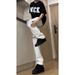 Popular American High Street Pants Men's Spring And Autumn Washed Ripped Jeans Trendy Brand Straight Tube Slightly Elongated Pants Tide_mkmklike.com