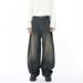 Men's Workwear Jeans With Structural Seam Design & Curved Utility Pockets Loose Fit Denim Pants For All Seasons (XS-XL)_mkmklike.com