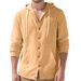 European And American Cross-Border Solid Color Fashion Shirt Men's Casual Sports Cotton Linen Long Sleeve_mkmklike.com