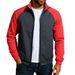 Men's Casual Jacket For Foreign Trade, New Autumn Trendy Brand, Stand-up Collar, Color-blocking, Versatile Jacket, Men's_mkmklike.com