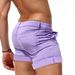 Men's Slim Fit Stretch Denim Shorts – Dark Violet, High Elasticity & Breathable (S-2xl) Unique Dark Violet_mkmklike.com