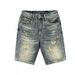 American Retro Denim Shorts Men's Trendy Brand Ruffian Handsome Five-point Pants 2025 Summer New Men's Loose Straight Pants_mkmklike.com