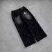 Digital Embroidery Washed Jeans Y2k Harajuku Street Hip Hop Retro Loose High Waist Wide Leg Pants Men_mkmklike.com