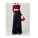 Tall High-Waisted Extra Long American High Street Dark Blue Wide-Leg Jeans For Women Autumn Winter Slimming Loose_mkmklike.com