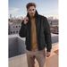 2024 Autumn Winter Men's Solid Color Simple Commuter Turn-Down Collar Zipper Large Pocket Jacket Coat For Men_mkmklike.com