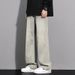 American Retro Distressed Jeans Men's Loose Straight Wide-Leg Youth Trendy High Street Casual Long Pants_mkmklike.com