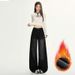 Wholesale Dropshipping Of Black And Gray Wide-leg Jeans Loose High-waisted Straight Pants For Petite Women, Regular_mkmklike.com