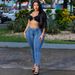 Women's Washed Denim Jeans Street Fashion Casual Stretch Trousers Style Similar Clothing_mkmklike.com