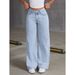 Women's Clothing New High Waist Straight Loose Casual Trendy Versatile Long Pants_mkmklike.com