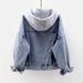Women's Clothing Denim Plus Velvet Jacket Hooded Warm Lambskin Cotton Jacket Thick Short Cotton Coat_mkmklike.com