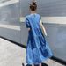 Return Low Denim Dress, Women's Summer Thin Style, New Lazy And Niche Cake Skirt, Doll Long Skirt_mkmklike.com