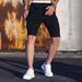 Men's Slim Fit Denim Shorts Classic American Style Stretch Cotton Casual Streetwear Mid-Length Shorts_mkmklike.com