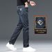 Jeans Men's Slim-fit Straight Casual Elastic Loose Casual Trousers Men's_mkmklike.com