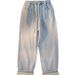 Men's Fleece Straight Jeans Autumn And Winter Thickened Warm Wide-leg Pants Trendy American Retro Loose Trousers Men_mkmklike.com
