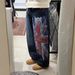 British Flag & Cross Embroidered Wide-Leg Jeans - Vintage Streetwear Denim Pants For Men (High Waist, Straight Fit, Deep Blue/Full Print)_mkmklike.com