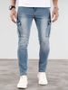Men's Clothing Men's Slim Fit Skinny Jeans Retro Floral Style Stretch Denim With Side Pockets For Formal & Casual_mkmklike.com