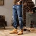 New Versatile Jeans Men's Autumn Slim-fit Elastic Large-size Jeans Men's Fat And Thin Xintang Jeans_mkmklike.com
