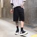 Men's Clothing New Fashion American Ripped Jacquard Denim Shorts Men Summer Loose Straight Washed Five Point Jeans Men_mkmklike.com