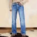 Retro High-Waisted Slim Fit Wide Leg Jeans For Women Loose Fit Slimming Commuter Denim_mkmklike.com