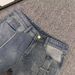 Men's Personalized Patchwork Denim Shorts Summer Trendy Loose Straight Leg Mid-Length Casual Five Point Pants_mkmklike.com