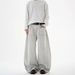 Men's Retro Distressed Jeans Loose Fit Straight Leg Mid Waist Long Floor Length Hip Hop Style Softener Machine Washable_mkmklike.com