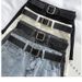 High-Waisted Slimming Ripped Denim Shorts for Women Korean Style Loose Fitting Wide Leg A-Line Hot Pants Perfect for Summer 2020_mkmklike.com