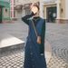 ELLE ELLE Self-retained Two-Way Wear Washed Blue Denim Cute Japanese Style Strap Dress For Women 2025 Spring Summer Petite_mkmklike.com