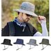 Hot Sale Fisherman Men and Women Mesh Hos Breathab Outdoor Fishing Mountaineering Visor Anti UV Sun Hat Casual Summer New_mkmklike.com