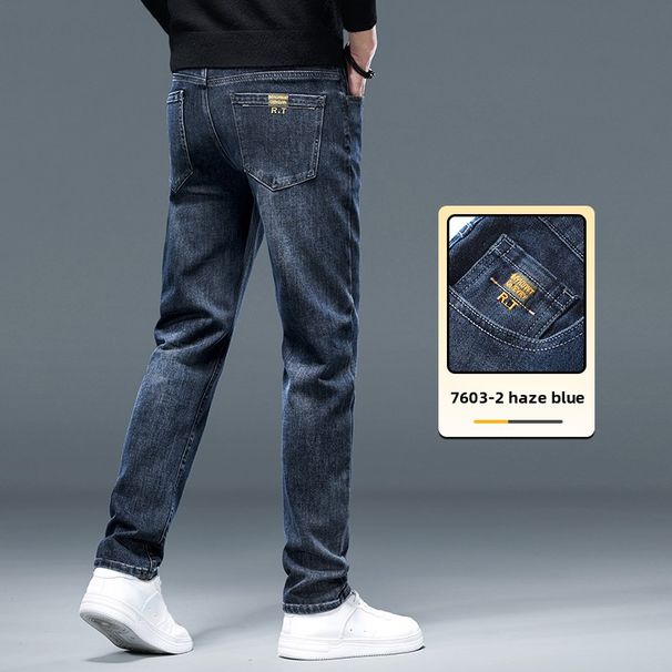 Jeans Men's Elastic Casual Pants Pants_mkmklike.com