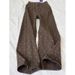 Brown Design Printed Floral Drapey Wide-leg Jeans For Women, American Retro Style, New Loose Fit, Slimming And Versatile_mkmklike.com