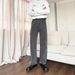 Nordmann 2025 Spring New Korean Style Straight Retro Black Gray For Men Loose High Waist Wide Leg Cool Jeans_mkmklike.com