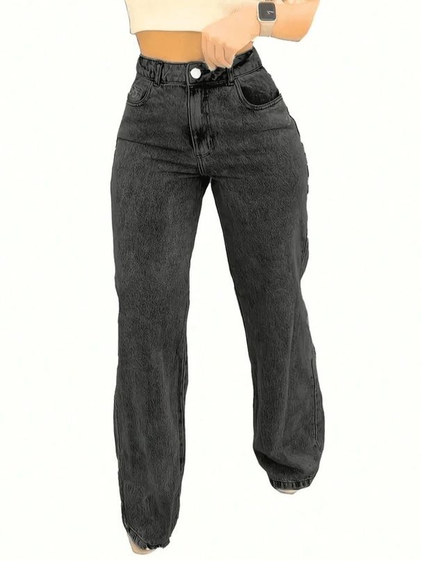 K High Quality New Trendy Straight Leg Casual Jeans_mkmklike.com